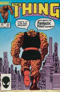Thing, The #23 FN ; Marvel | Fantastic Four Spin-Off