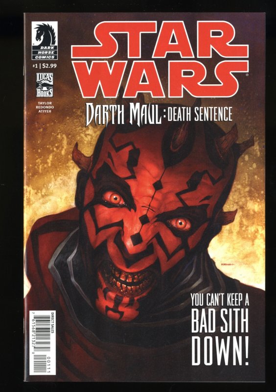 Star Wars: Darth Maul - Death Sentence #1 NM+ 9.6