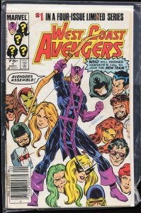 West Coast Avengers #1 (1984) West Coast Avengers / Avengers West Coast [Key ...