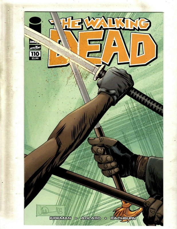 5 Walking Dead Image Comic Books # 110 + FCBD + # 1 Ann Governor Tyreese RP4