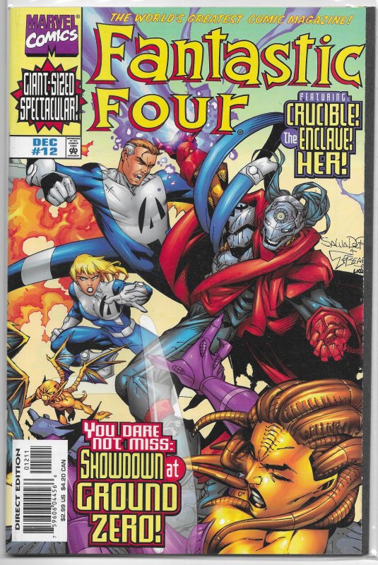 Fantastic Four (vol. 3, 1998) #12 VF Claremont/Larroca, Her, Crucible