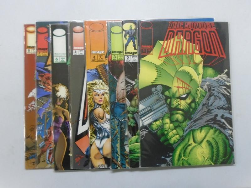 Savage Dragon (2nd Series) Set:#1-8, 8.0/VF (1993)