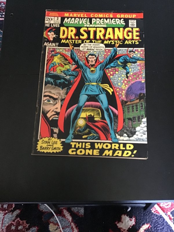 Marvell Premier #3 (1972) 1st Solo Bronze Dr. Strange!  FN/VF! Boca CERT! Wow