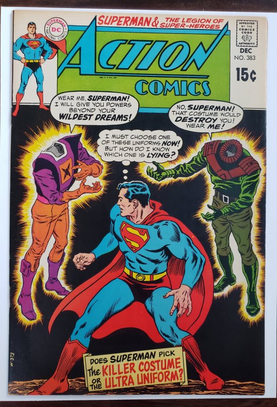 Action Comics 383 last silver age issue