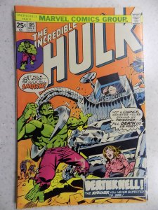 INCREDIBLE HULK # 185 MARVEL BRONZE ACTION TRIMPE FN