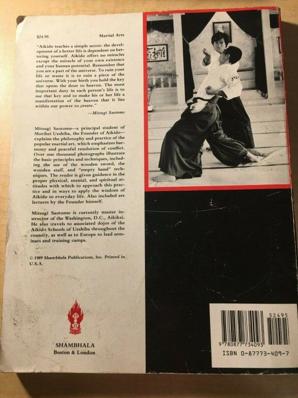 The Principles of Aikido Saotome Shambhala Japanese Martial Arts Book MFT2