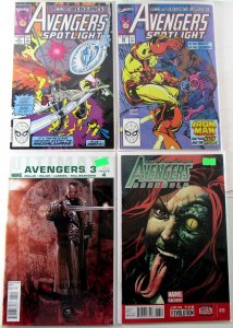 Avengers Lot 4 #Spotlight 27, 29, Ultimate 3rd 4, Assemble 13 1989 Marvel Comics