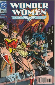 Wonder Woman #93 ORIGINAL Vintage 1995 DC Comics Bolland GGA