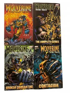 Wolverine The Best There Is lot 4 diff avg 8.0 VF (2002-13)