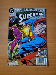 Adventures of Superman #482 Newsstand Variant ~ NEAR MINT NM ~ 1991 DC Comic