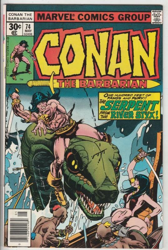 Conan the Barbarian #74 (May-77) NM- High-Grade Conan the Barbarian