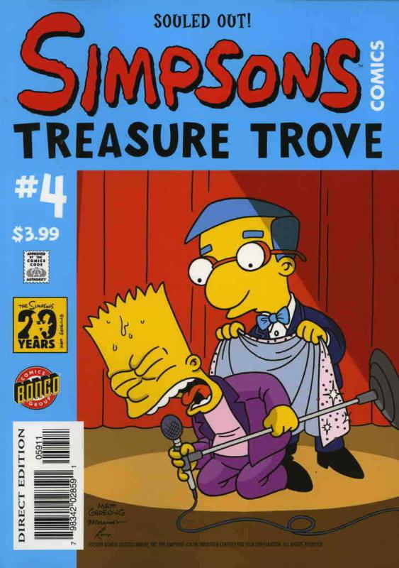 Simpsons Comics Treasure Trove (Bongo) #4 VF/NM; Bongo | save on shipping - deta