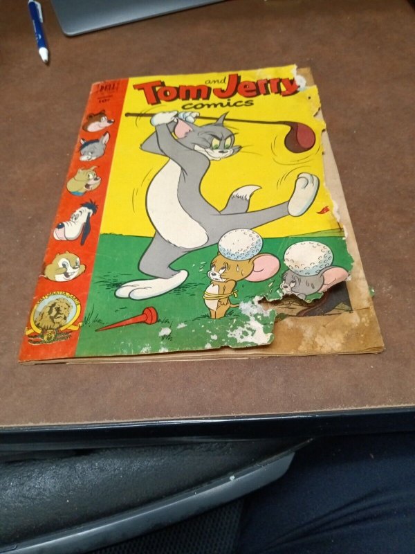 Dell TOM AND JERRY Comics #97 Dell August 1952 golden age cartoon