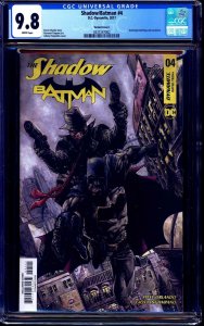 Shadow Batman #4 CGC 9.8 OneStopComicShop Exclusive Set 3 Color B&W Virgin NM/MT