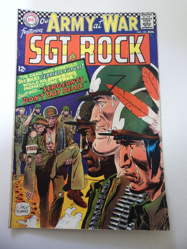 Our Army at War #183 (1967) VG+ Condition