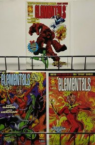 ELEMENTALS (Comico,1995) #1-3 VF-NM COMPLETE 3RD SERIES! Tony Daniel!