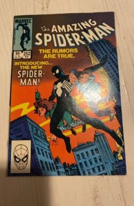 The Amazing Spider-Man #252 (1984)first black costume in Asm -description dimpl