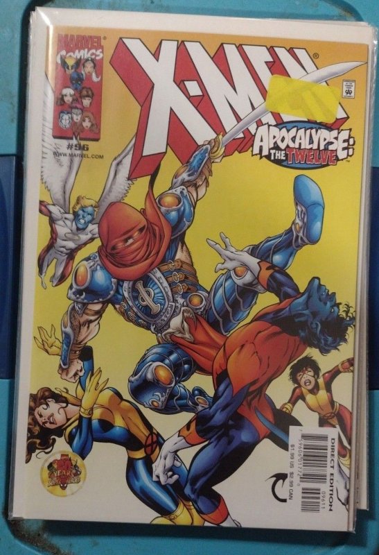 X MEN # 96 2000 MARVEL DISNEY the twelve apocalypse horsemen wolverine magneto