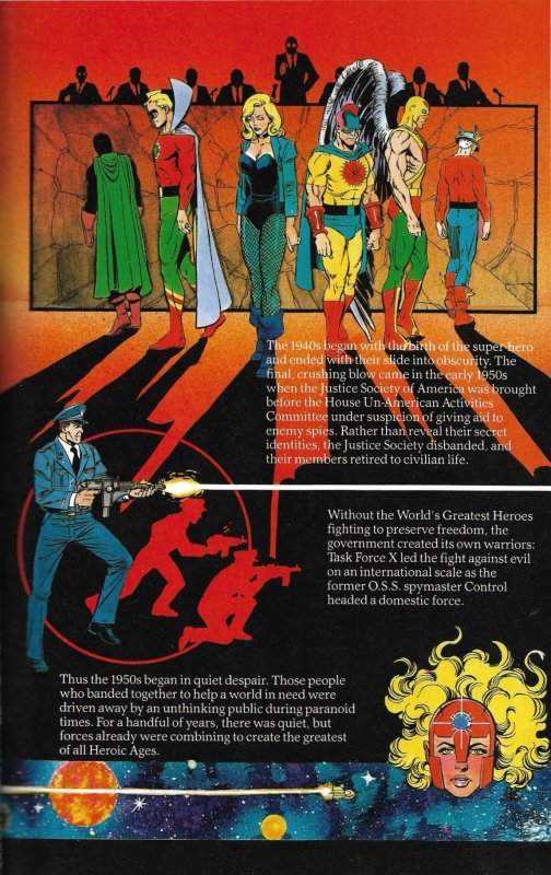 HISTORY OF THE DC UNIVERSE #1 & #2  (1987) 8.0 VF Marv Wolfman!  George Pérez!