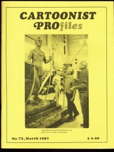 CARTOONIST PROFILES #73-1987-PRINCE VALIANT-fine FN