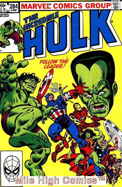 HULK  (1962 Series) (#1-6, #102-474, #600-635)(INCREDIBLE)(MV) #284 Fine