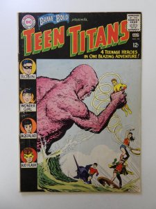 The Brave and the Bold #60 (1965) 2nd Teen Titans GD condition see description