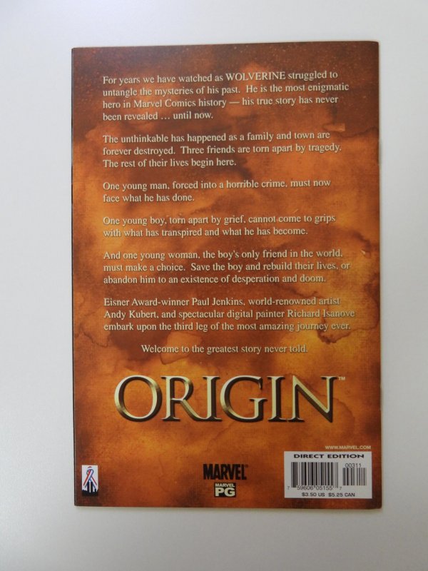 Origin #3  (2002) NM condition