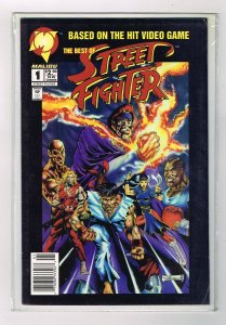 The Best of Street Fighter #1 (1994) Malibu Comics  NEWSSTAND COPY