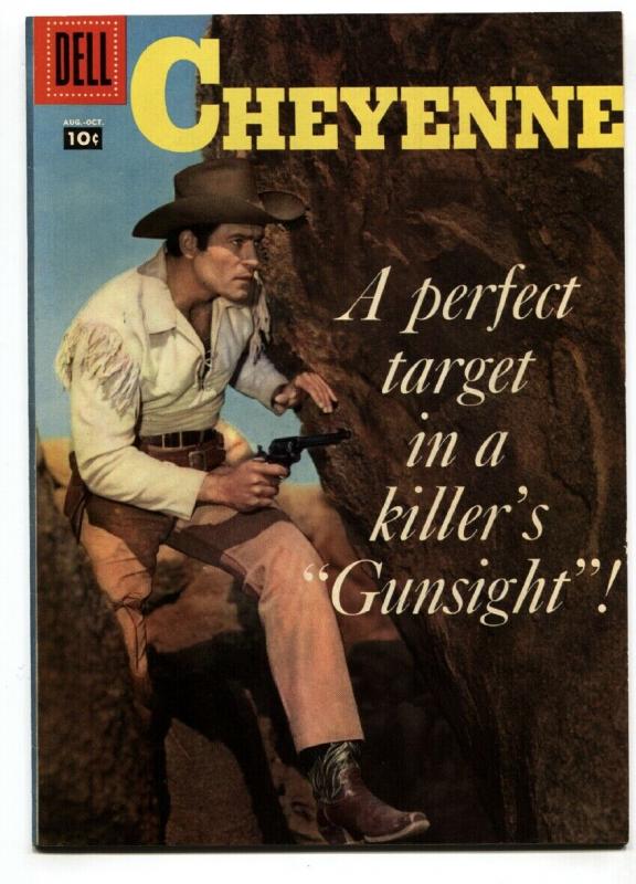 Cheyenne #4 1958- Dell Western- Clint Walker VF+