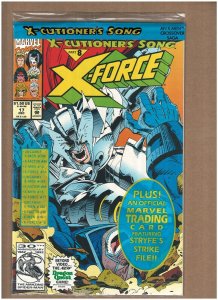 X-Force #17 Marvel Comics 1992 Sealed W/ Card X-Cutioner's Song NM- 9.2