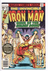 Iron Man #107 - Death of Abe Klein (Marvel, 1978) VF
