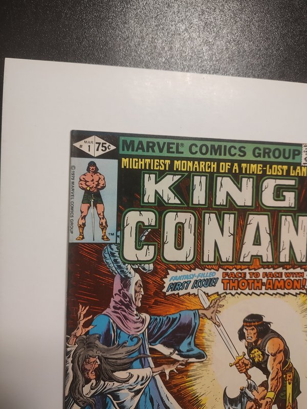 KING CONAN #1 The Witch of the Mists Written by Roy Thomas (1980) Thoth-Amon!