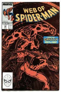 Web Of Spider-man #58 1989- Grizzly- F/VF