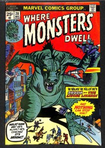 Where Monsters Dwell #28 (1974)