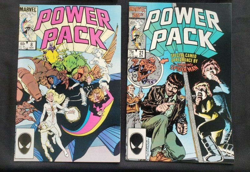 POWER PACK 4PC (FN/VF)SPECIAL CAMEO APPEARANCE BY SPIDER-MAN, HOMECOMING 1984-86