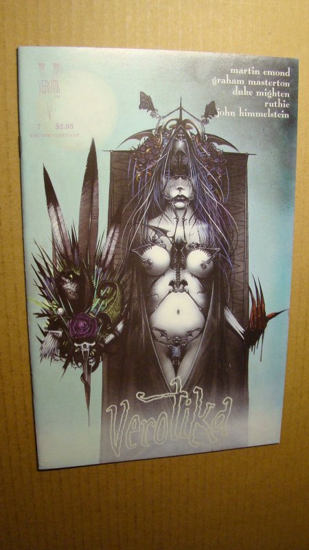 VEROTIK COMICS - VEROTIKA 7 **NM+ 9.6** GLENN DANZIG - GREAT ART