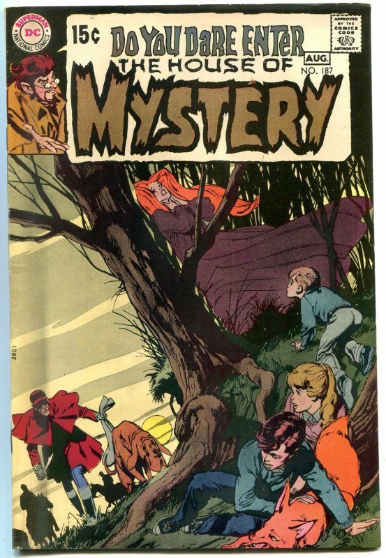 HOUSE OF MYSTERY #187 1970  NEAL ADAMS TOTH ART HORROR-- FN