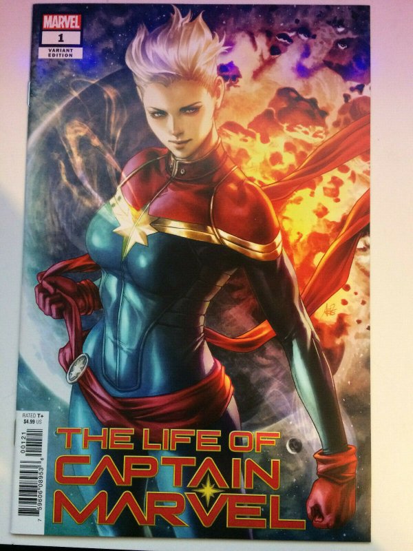 Life of Captain Marvel #1B Artgerm Variant NM Marvel Comics 2018