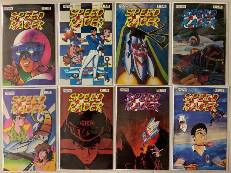 Speed Racer lot #1-12 Now 9 different books (average 7.0 VF-) (1987 to 1988)