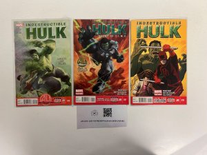3 Hulk Marvel Comic Books # 10 11 14 Iron Man Avengers Defenders Thor 43 JS40