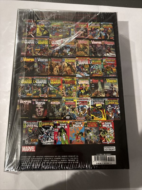 Morbius the Living Vampire by Roy Thomas Omnibus Hardcover (Sealed)