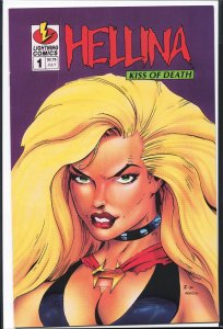 Hellina: Kiss of Death Cover A (1995) Hellina