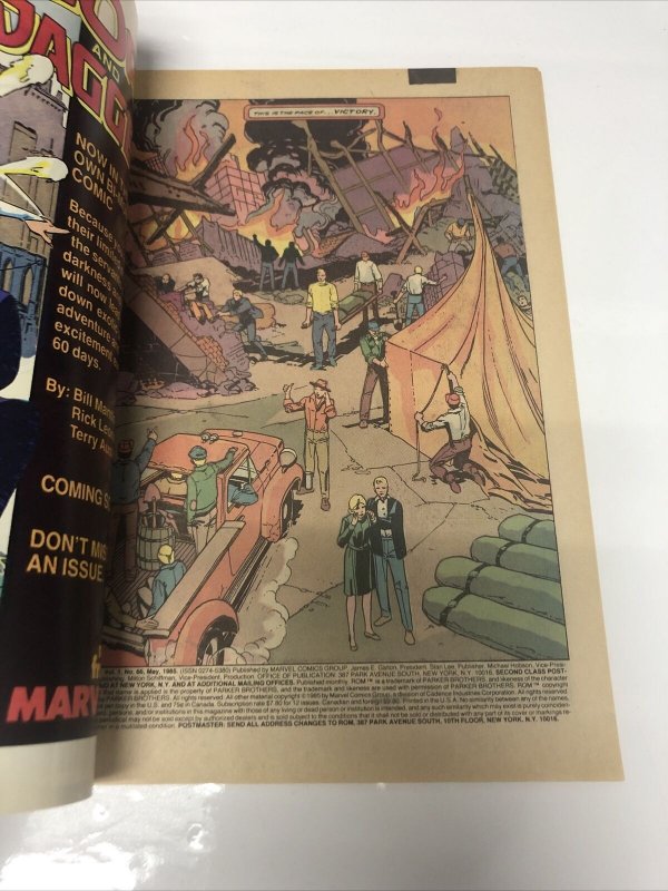 Rom (1982) # 66 (FN/VF) Canadian Price Variant • Bill Mantlo • Marvel Universe