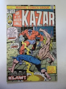 Ka-Zar #14 (1976) FN/VF Condition