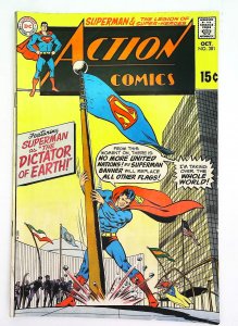 Action Comics (1938 series)  #381, Fine (Actual scan)