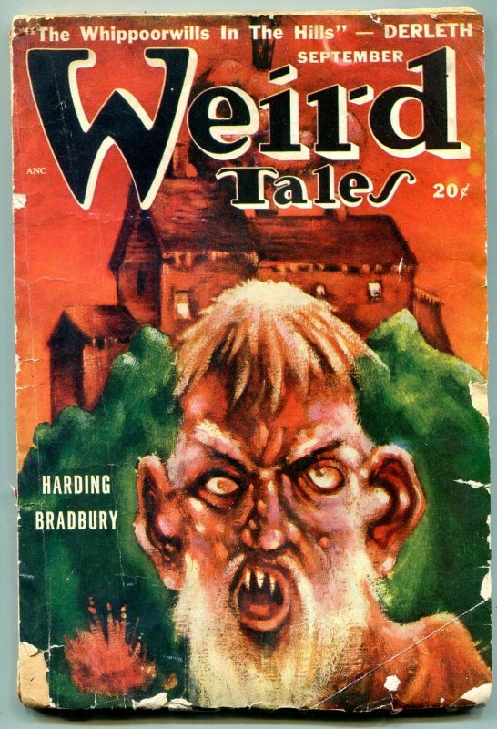 Weird Tales September 1948- Whippoorwills in the Hills G/VG