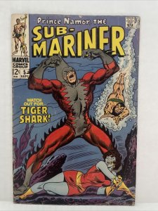 Sub-Mariner #5 1st Tiger Shark Low Grade