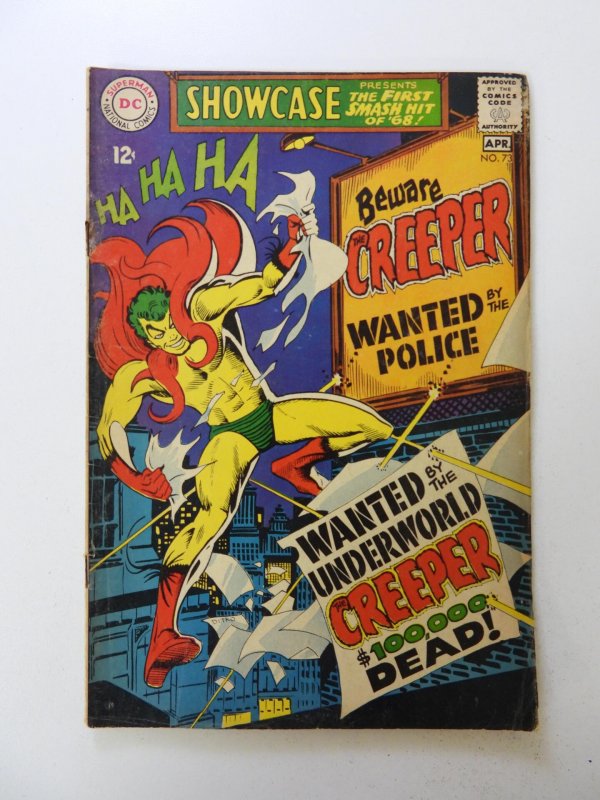 Showcase #73 (1968) 1st appearance of The Creeper VG condition rusty staples