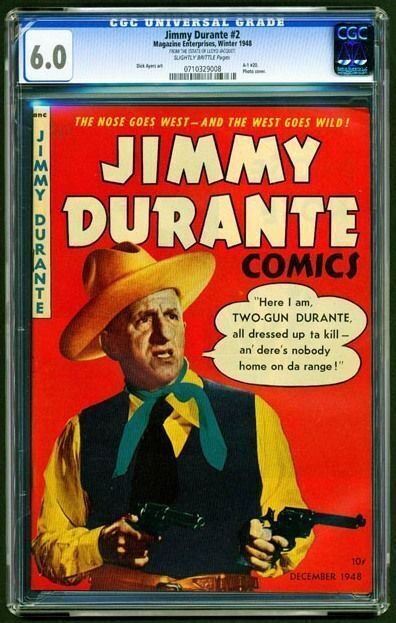 JIMMY DURANTE #2 (1948) CGC 7.5 VF-