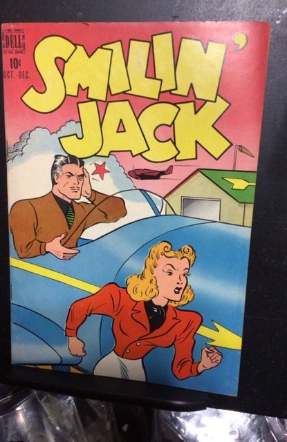 Smilin' Jack #4 (1948) High-Grade golden age key! VF- Wow!